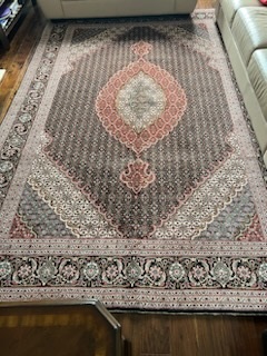 client Kashmir purchased Tabriz Persian rug