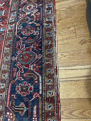 Rug Cleaning - Repair - May 2021 - Before