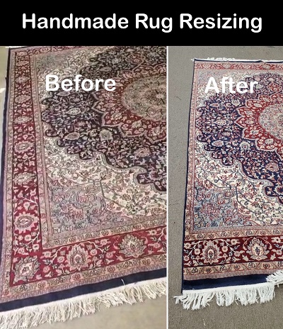 Handmade Rug Resizing and Binding Both Sides - April 2022