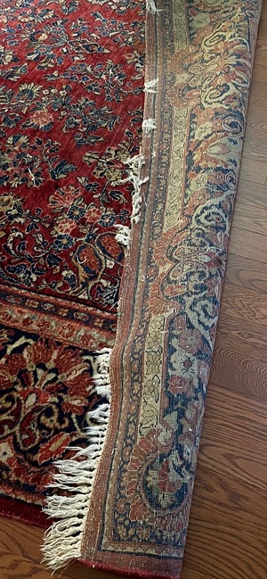 Rug Cleaning - Repair - May 2021 - Before